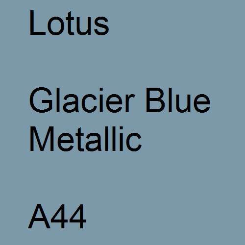 Lotus, Glacier Blue Metallic, A44.